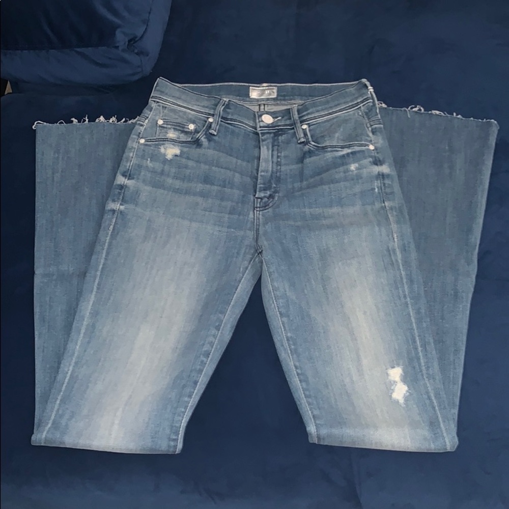 NWT MOTHER DEINEM/THE WEEKENDER FRAY